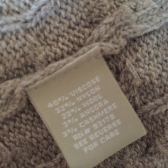 JOAN VASS OVERSIZED KNIT FALL OPEN CARDIGAN - Picture 7 of 8